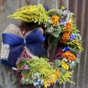 Věnec z čerstvých květin